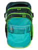 neoxx Schulrucksack "Pixel in my mind" in Grün/ Schwarz - (B)31 x (H)45,5 x (T)24 cm