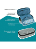 neoxx Schlamperetui "Wool the World" in Grau - (L)22,5 x (B)10,5 x (H)5,5 cm
