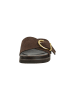 GANT Footwear Leren slippers "Mardale" bruin