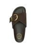 GANT Footwear Leren slippers "Mardale" bruin