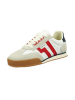 GANT Footwear Leder-Sneakers "Baylle" in Beige/ Weiß/ Rot