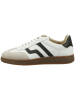 GANT Footwear Skórzane sneakersy "Cuzmo" w kolorze biało-czarno-beżowym