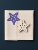 Samimi Blockdruck-Stempel ''Sea Star'' in Natur/ Weiß - (L)6 x (B)5 cm
