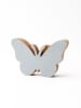 Samimi Stempel "Butterfly" w kolorze jasnobrązowo-białym - 8 x 6 cm