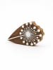 Samimi Blokstempel "Dandelion" naturel/wit - (L)18 x (B)10 cm