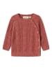 Lil Atelier Sweter "Kajsa" w kolorze ciemnoczerwonym