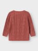 Lil Atelier Sweter "Kajsa" w kolorze ciemnoczerwonym