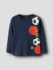 name it 2er-Set: Longsleeves "Kingston" in Hellblau/ Dunkelblau