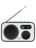 Adler Digitalradio in Weiß/ Schwarz