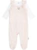 Steiff 2tlg. Outfit in Rosa/ Weiß