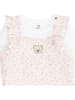 Steiff 2tlg. Outfit in Rosa/ Weiß
