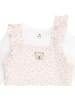 Steiff 2tlg. Outfit in Rosa/ Weiß