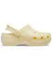 Crocs Chodaki "Classic Platform" w kolorze kremowym