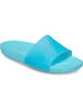 Crocs Pantoletten "Splash Glossy" in Hellblau