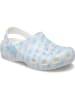 Crocs Chodaki "Classic Gingham" w kolorze biało-błękitnym