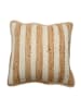 Signes Grimalt Jute-Kissen in Hellbraun/ Weiß - (L)45 x (B)45 cm