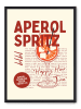 poster lab Gerahmter Kunstdruck "Aperol spritz"