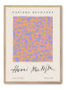 poster lab Druk artystyczny "Flowers and lines" w ramce