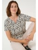 Kaffe Bluse in Schwarz/ Creme