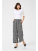 Kaffe Broek zwart/wit