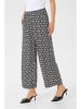 Kaffe Hose in Schwarz/ Weiß