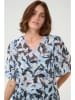 Kaffe Bluse in Hellblau/ Schwarz