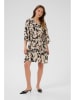 Kaffe Kleid in Beige/ Schwarz