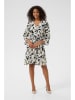 Kaffe Jurk beige/zwart