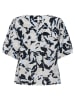 Kaffe Bluse in Hellblau/ Schwarz