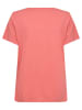 Cream Shirt koraalrood