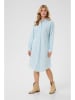 Cream Kleid in Hellblau/ Weiß