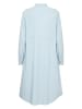 Cream Kleid in Hellblau/ Weiß