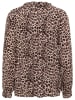 Cream Bluse in Camel/ Schwarz