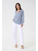 Cream Blouse blauw/wit