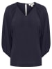 Soaked in Luxury Blouse donkerblauw