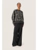 Soaked in Luxury Pullover in Anthrazit/ Creme