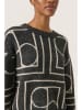 Soaked in Luxury Pullover in Anthrazit/ Creme