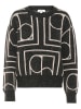 Soaked in Luxury Pullover in Anthrazit/ Creme