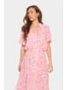 SAINT TROPEZ Kleid in Rosa/ Rot