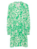 CULTURE Kleid in Grün/ Creme