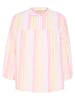 CULTURE Bluse in Rosa/ Gelb/ Weiß