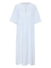 CULTURE Kleid in Hellblau/ Weiß