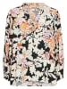 CULTURE Blouse zwart/crème/abrikooskleurig