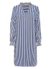 CULTURE Kleid in Blau/ Weiß