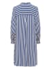 CULTURE Kleid in Blau/ Weiß