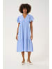 CULTURE Kleid in Hellblau/ Weiß