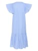 CULTURE Kleid in Hellblau/ Weiß