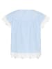 CULTURE Blouse lichtblauw/wit