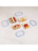 Chefware 4-delige set: vershoudboxen blauw