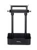 Chefware Organizer BBQ w kolorze czarnym - 19 x 45 x 30,5 cm